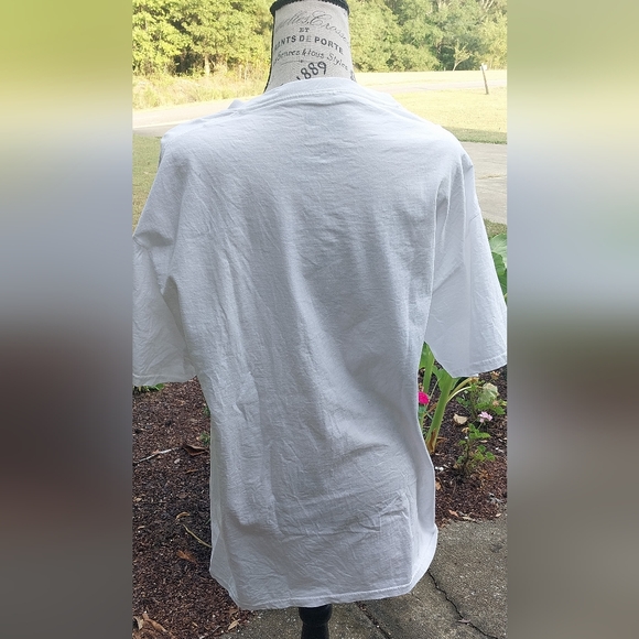 MTV WHITE TYE DYE LOGI GRAPHIC TSHIRT/L - Picture 4 of 4